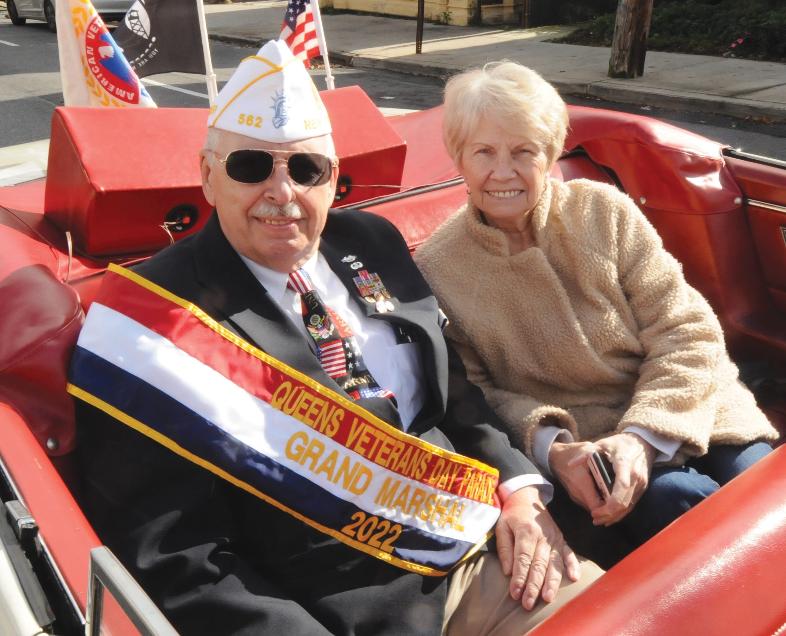 Locals show support at Queens Veterans Day Parade