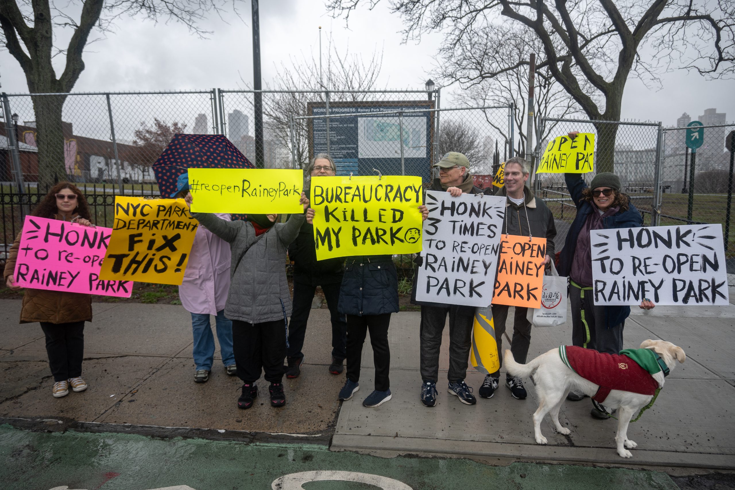 Protest to Reopen Rainey Park Brings Community Together